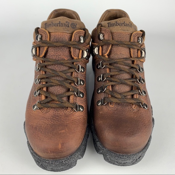 SOLD Vintage Timberland Hiking Boots Low Camo 8.5 - Picture 3 of 14